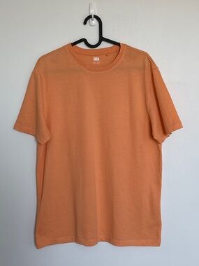 F&F Orange Short Sleeve Crew Neck Tee